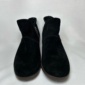 Koolaburra By UGG Boots Women's 8 Sofia Side Zip Low Bootie Black Suede C1